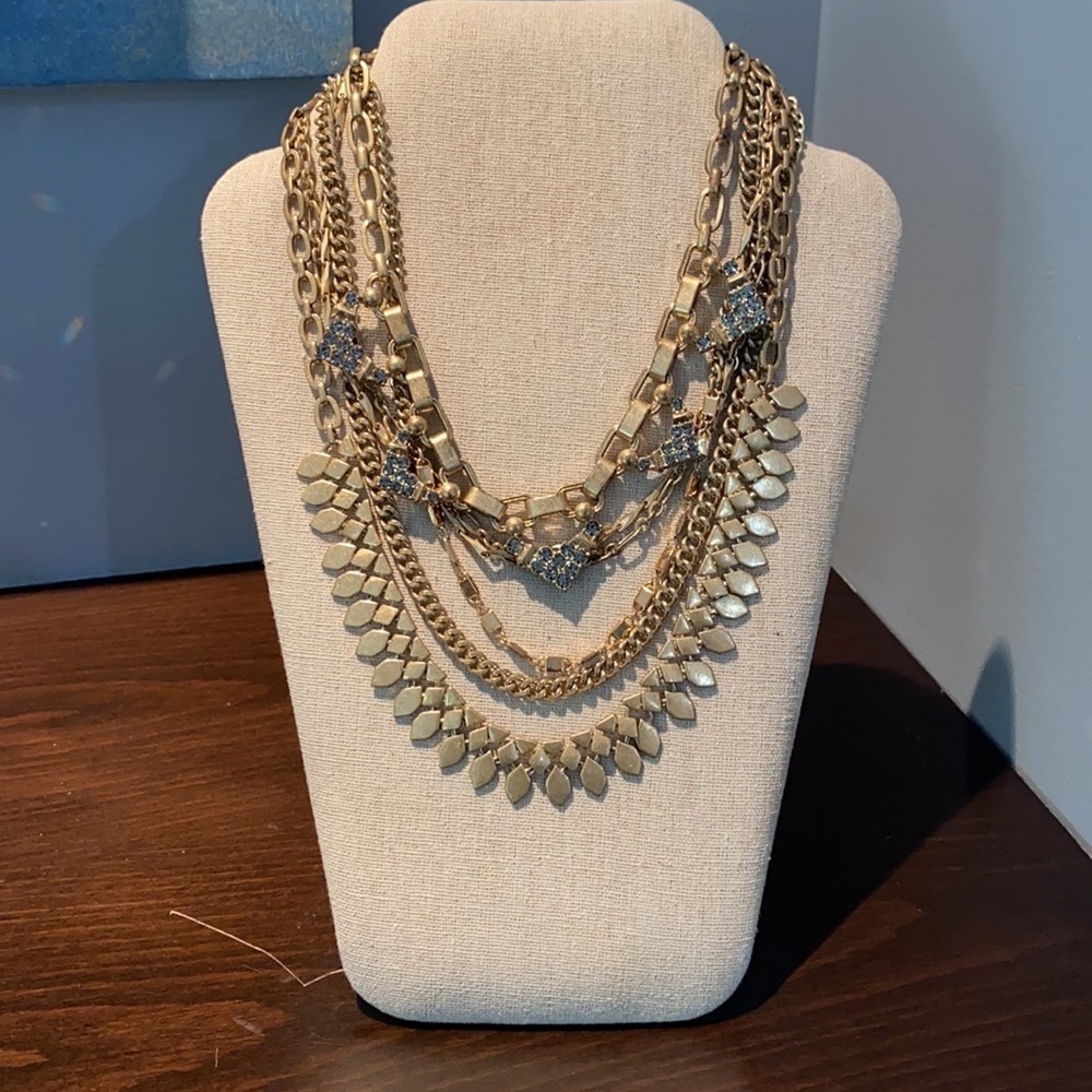 Stella & Dot Gold Sutton +Two Somerveil necklaces - Picture 5 of 14